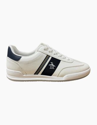 Original Penguin Mens Penguin Gaz Mens White Trainers - Size: 10