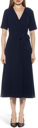 Alexia Admor Larisa Fit & Flare Dress in Navy at Nordstrom Rack, Size 10