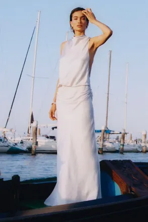 Bec&bridge Juna Draped Maxi Dress