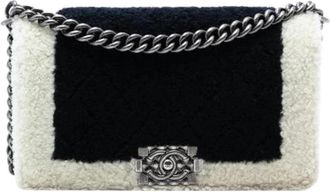 Chanel Pre-owned Boy Flap Schoudertas - Dames - Vintage Schoudertas - Zwart - ONE Size - Leer - Vintage