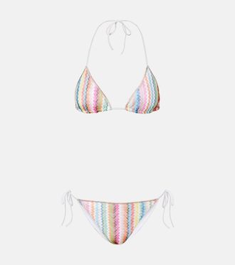 Missoni Bikini de lam&eacute; en zigzag