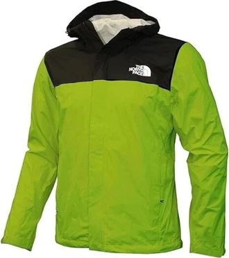 The North Face Venture Rain Jacket Mens Green Waterproof Hooded UPS1351