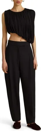 Marina Moscone Cocoon Trouser in Black at Nordstrom, Size 00