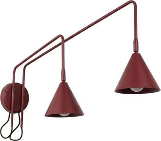 Sollux Lighting Aplique de pared borgo&ntilde;a acero alt. 30 cm