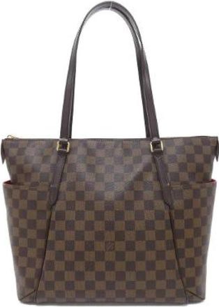 Louis Vuitton Pre-owned Totally Damier Tote Bag - Dames - Vintage Shopper - Bruin - ONE Size - Vintage