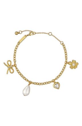 Ted Baker Isabella Icon Charm Bracelet in Metallic Gold at Nordstrom