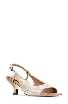 Donald J Pliner Grinn Peep Toe Slingback Sandal in Camel at Nordstrom Rack, Size 6.5