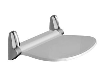OEM Sapho Sound - Asiento Plegable Para Ducha 39x35 Cm, Blanco 2282