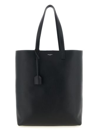 Saint Laurent Black Calfskin Tote Mens Bag