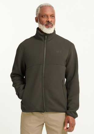 Jack Wolfskin Fleecejacke JACK WOLFSKIN LITE CURL FZ M, Herren, Gr. XL (54/56), obsidian mos, Obermaterial: 100% Polyester. Futter: 100% Polyester, normal, Jacken F