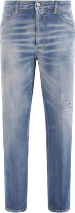 Dsquared2 Klassieke denim jeans voor dagelijks gebruik - Dames - Slim Fit Jeans - Blauw - XS - Denim - Jeans