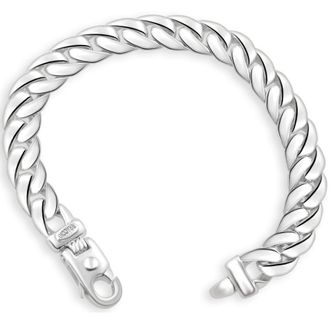 Pompeii3 Mens Cuban 14k Gold (87gram) or Platinum (163gram) 12mm Link Bracelet 9.25