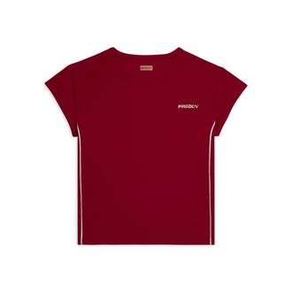Freddy T-shirt tecnica con maniche ad aletta e profili a contrasto