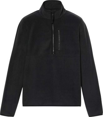 Timberland Heren Mt Willard Quarter Zip Fleece Top (Zwart)