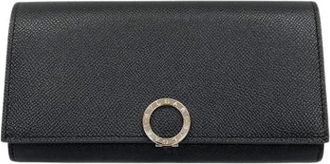 Bulgari Pre-owned Long wallet (bi-fold) - Dames - Vintage Accessoires - Zwart - ONE Size - Leer - Vintage