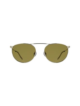 Calvin Klein Womens Metal Round Sunglasses - Yellow