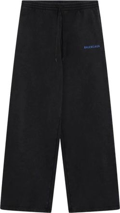 Balenciaga Pantalones de ch&aacute;ndal holgados extragrandes - Trousers - Hombre - Negro - XS