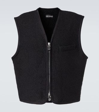 Our Legacy Gilet con shearling sintetico
