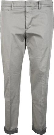 Dondup Broeken, Heren, Grijs, W30, Katoen, Joe Broek met Ritszakken