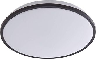 Lindby Swaran En Negro De Pl&aacute;stico - Lindby