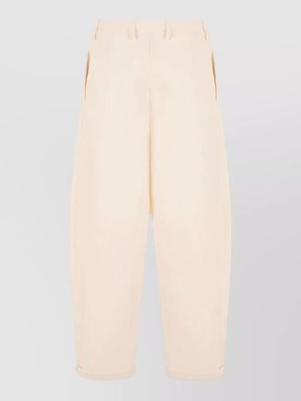 Darkpark wide leg cotton blend wrap shorts