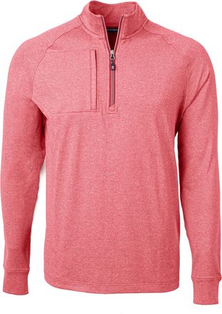 Cutter & Buck Adapt Eco Knit Heather Mens Quarter Zip Pullover