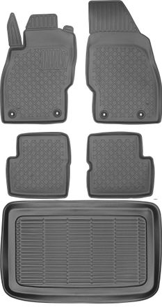 OEM Juego De Alfombrillas Para Coche Y Maletero Para Opel Corsa E Hatchback (2015-2019)