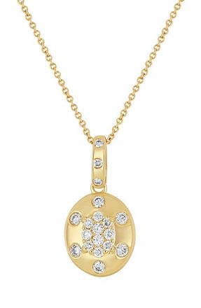 Bony Levy Mika Diamond Pendant Necklace in 18K Yellow Gold at Nordstrom