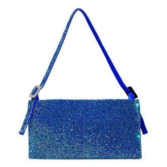 Benedetta Bruzziches Your Best Friend La Grande Bag - The Winters Tale - Dames - Schoudertassen - Blauw - ONE Size - Satijn - Tassen