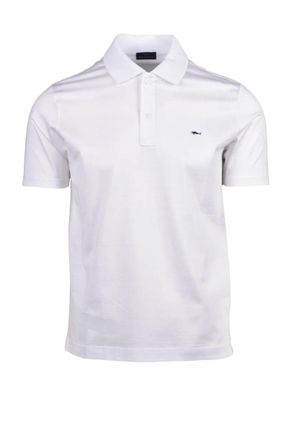 Paul & Shark White Cotton Polo Shirt