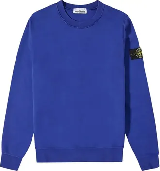 Stone Island Crewneck Sweatshirt Bright Blue 761563051-V0022