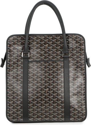 Goyard Black Pvc Leather Handbag Tote Bag (Pre-Owned)
