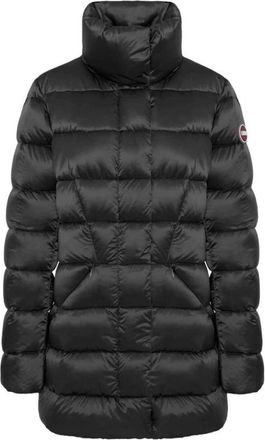 Colmar Fitness, Dames, Zwart, L, Leer, Long Waisted Down Jacket