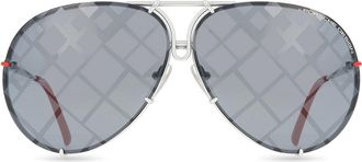 Porsche Design P8478T T360 Mens Sunglasses Silver Size 69