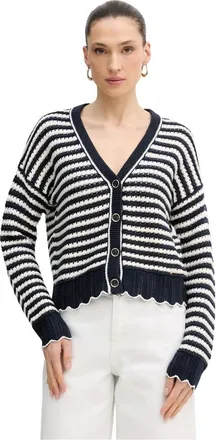 Guess Dames, Truien, Blauw, Maat: L Katoen