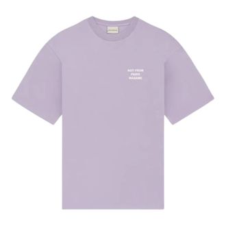 Dr&ocirc;le de Monsieur T-Shirts, male, Purple, Size: L Slogan T-shirt