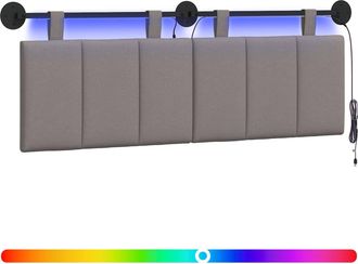 vidaXL Cabecero Colgante Topo Terciopelo Vidaxl