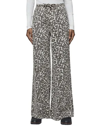 Splendid Lounge Denim Leopard Pant