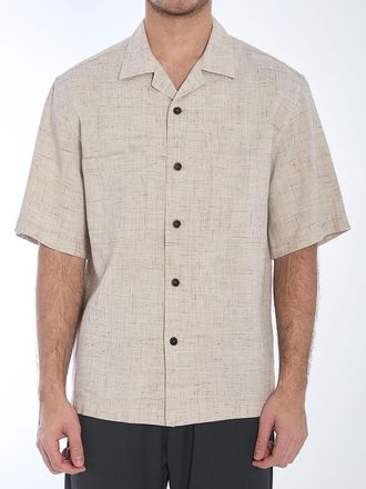 Barena Mens Solana Gresto Shirt - Nude Viscose - Size EU 46 (Mens)