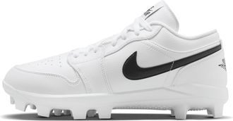 Nike Jordan Mens Jordan 1 Retro MCS Low Baseball Cleats in White | CJ8524-101