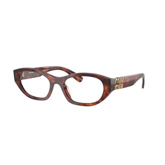 Miu Miu MU 03Wv Cat Eye Eyeglasses - unisex - Miu Miu - Glasses - Brown - 55 MM - Accessories