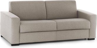 Dmora Talamo Italia Divano Letto Alena, Divano a 2 posti, 100% Made in Italy, Sof&agrave; Soggiorno con apertura girevole, in tessuto imbottito, con Braccioli