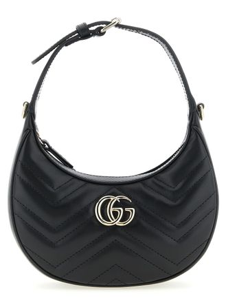 Gucci Black GG Marmont Small Shoulder Bag