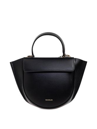 Wandler Hortensia Piccola Black Leather Bag