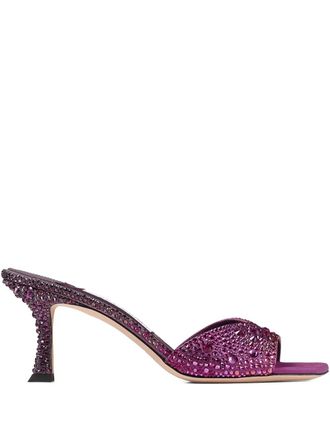 Jimmy Choo London 70mm Skye mules - Purple