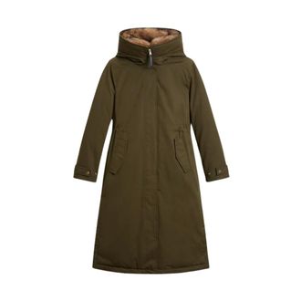 Woolrich Parka - Coats - Mujer - Verde - S