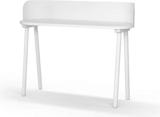 HERDASA Herdasa - Mesa Estudio Mod-634 Acabado En Color Blanco, 40 X 120 X 95 Cm (fondo X Ancho X Alto)