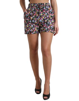 Dolce & Gabbana Bloemenprint Shorts Met Elastische Taille