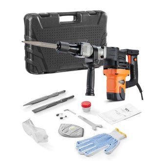 OEM Hochleistungs-betonbrecher Abbruchhammer 1400 W, 19 J Schlagkraft Elektroabbruchhammer, Bohrhammer Betonhammer Stemmhammer 2900 Bpm, Inkl. Spitzmei&szlig;el