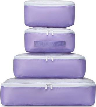 Florence By Mills No Drama Packing Cubes Set in Lavender at Nordstrom